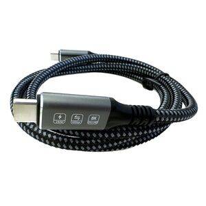 Thunderbolt 4 USB-C 240W Charging Cable 40Gbps Data 8K HD MacBook/Dell/Phone